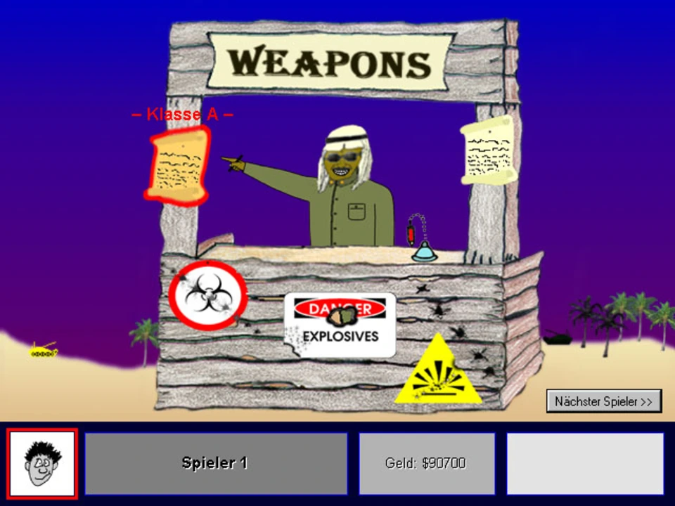 Tank Blaster II Waffenladen Screenshot